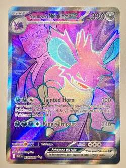 Team Rocket's Nidoking (Secret Rare ) Destined Rivals 216/182 Pokemon Card ENG - Image 1
