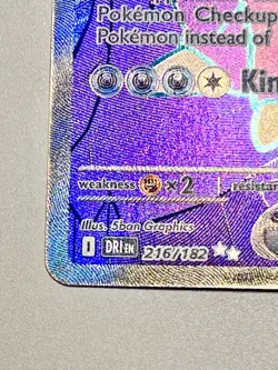 Team Rocket's Nidoking (Secret Rare ) Destined Rivals 216/182 Pokemon Card ENG - Image 3