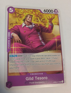 One Piece Card Game Gild Tesoro Wings Of The Captain Pre-Release OP06-071 NM - Image 1