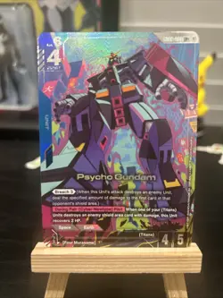 Psycho Gundam (LR+) GD02-001 Gundam TCG Card Game - Dual Impact *English - Image 3
