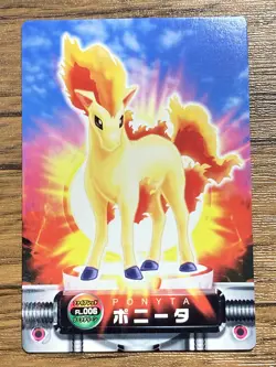 Ponyta Pokemon Advanced Generation Zukan Nintendo Card Japan Pocket Monsters - Image 1