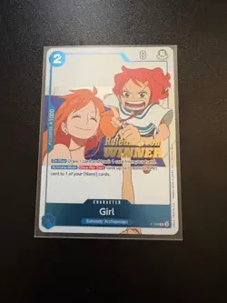 Girl (OP14 Release Event Winner) P-096 One Piece Promotion Cards Foil - Image 1
