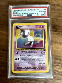 PSA 10 2000 Black Star League Promo Pokemon Card Mew - GEM MINT 10! - Image 1