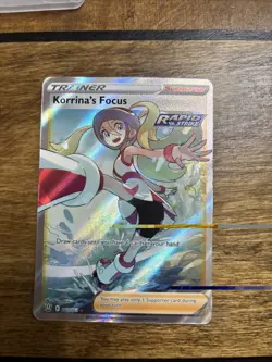 Korrina's Focus Full Art Holo Card 160/163 SWSH05 Battle Styles NM - Image 1