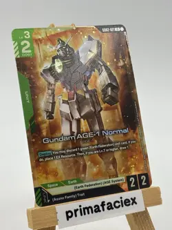 Gundam Card - Gundam AGE-1 Normal - GD02-021 LR - Image 1