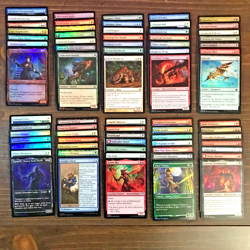 70 FOIL CARD LOT- Magic the Gathering NO DUPLICATES Various Sets NM-DMG MTG - Image 1