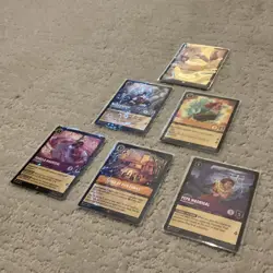 Disney Lorcana TCG RARE R COLD FOILS Mint Holo’s Pack Fresh Cards Lot FS - Image 2