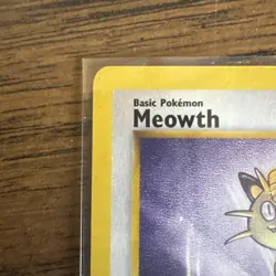 First Edition Meowth 56/64 - Jungle - Near Mint - Vintage 1999 Pokemon Card - Image 3