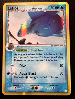 Latios 12/110 EX Holon Phantoms Delta Species Pokemon Card Holo Foil Rare LP - Image 1