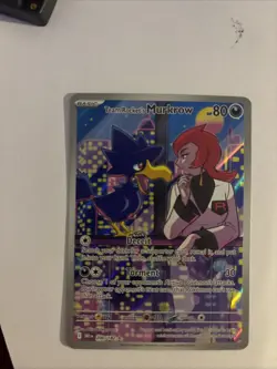 Pokemon TCG Destined Rivals Team Rockets Murkrow Card 200/182 Nm - Image 1
