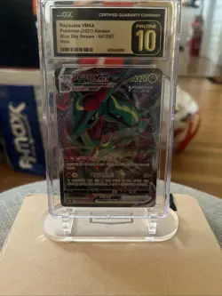 CGC 10 PRISTINE Rayquaza VMAX 047/067 Blue Sky Stream s7R Pokemon Card - Image 1