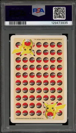 Pokemon Stadium Yellow Playing Cards Pidgeotto Queen of Spades PSA 8 - Image 2