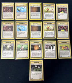 Assorted 1st Edition Pokemon Trainer Cards, Group of Sixteen (16) - Image 1