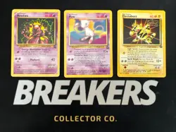 Wizards of the Coast Black Star Promo Pokemon Card Lot: Mewtwo Mew Electabuzz - Image 1