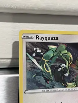 Rayquaza SWSH029 Cosmos Holo Sword & Shield Promo Pokemon Card - Image 3