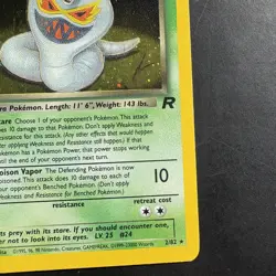 Pokemon Vintage Dark Arbok Holo Rare TCG Card 2/82 WotC - Image 4