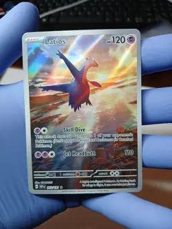 Latios 203/191 Sv08: Surging Sparks Holo Pokemon TCG Card - Image 1