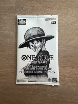 One Piece Card Game 3rd Anniversary Treasure Campaign Pack OP ENGLISH - SEALED - Image 1