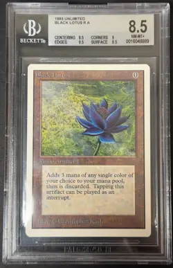 (1993) Unlimited Black Lotus R A BGS 8.5 - Image 1