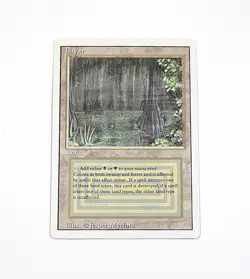 Bayou Magic The Gathering MTG Revised Edition Dual Land - Image 1