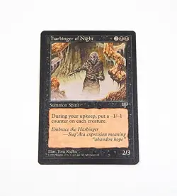 Harbinger of the Night Magic The Gathering MTG Mirage Nm - Image 1