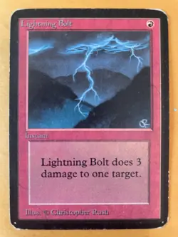 MTG Alpha Lighting Bolt Regular Edition - Image 1