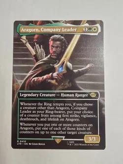 Aragorn, Company Leader (Borderless) Universes Beyond: the Lord of the Rings - Image 1