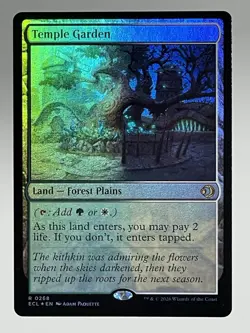 Temple Garden (Foil) - Lorwyn Eclipsed - MTG Magic the Gathering - Image 1
