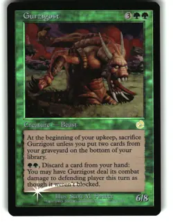 Magic the Gathering - Torment Gurzigost 2002 126 Rare Foil - Image 1
