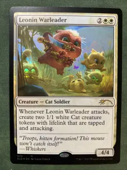 Leonin Warleader #22 (Foil) Secret Lair Drop SLD Magic MTG - Image 1