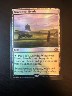 Windswept Heath Modern Horizons 3 Foil Lightly Played - Image 1