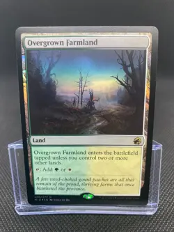MTG Overgrown Farmland - Innistrad: Midnight Hunt NM/Foil English - Image 1