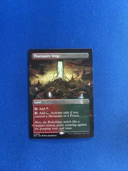 Thornspire Verge (Borderless) Duskmourn: House of Horror Regular Near Mint NM - Image 1