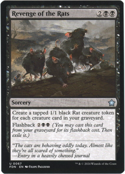 Revenge of the Rats - 0067 - Foundations - Magic the Gathering (MTG) - Image 1