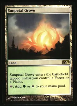Magic: The Gathering - Magic 2012 Sunpetal Grove 2012 229 Rare - Image 1