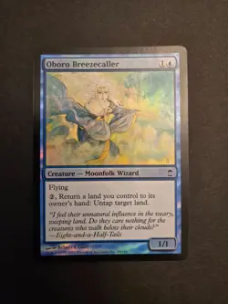 Oboro Breezecaller Foil #48 - LP/MP Saviors of Kamigawa MTG - Image 1