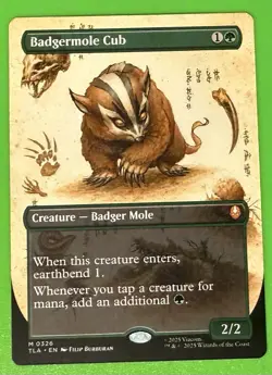 Badgermole Cub (Borderless) Avatar: The Last Airbender Non Foil - Image 1