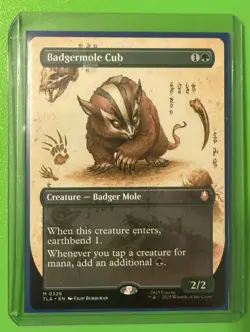 Badgermole Cub (Borderless) Avatar: The Last Airbender Non Foil - Image 3