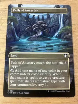 Path of Ancestry (Borderless) #661 (NM) Commander Masters CMM Magic MTG - Image 1