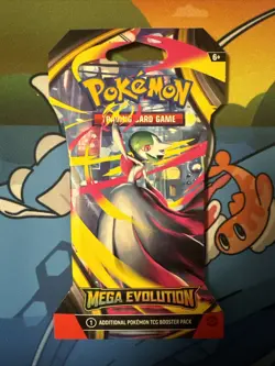 Pokemon Mega Evolution Sleeved Booster Pack - Image 1