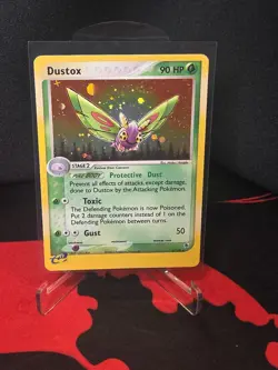 Dustox 6/109 Ruby and Sapphire Full Spiral Holo Rare 2003 Pokemon TCG Card - Image 1