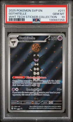 2025 POKEMON SVP EN-SV BLACK STAR PROMO #211 GOTHITELLE PSA 10 - Image 1