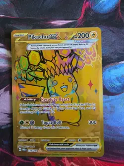 Pikachu ex 179/131 SV: Prismatic Evolutions Hyper Rare Pokemon Card NM - Image 1