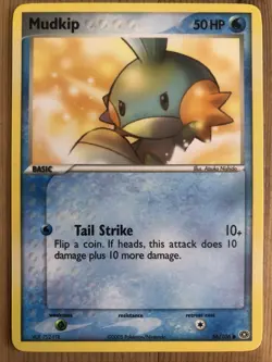 Mudkip - 56/106 - Common LP, English Pokemon EX Emerald - Image 1