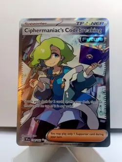 Pokemon TCG: Ciphermaniac's Codebreaking #198/162 Ultra Rare Full Art Temp Force - Image 1