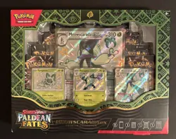 Pokemon: Paldean Fates Premium Collection -Meowscarada ex Shiny Promos Sealed 820650856341 - Image 1