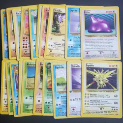 Vintage Pokemon Lot - 20 WOTC Cards - Image 1
