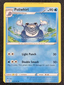 Miscut - Poliwhirl 031/196 Lost Origin - Error Misprint - Pokemon TCG - Image 2