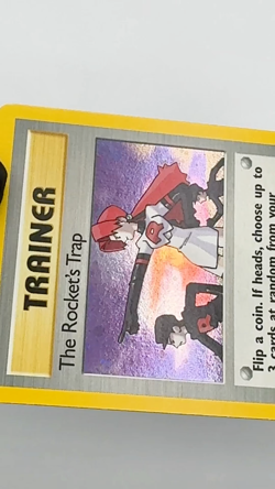 The Rocket's Trap 19/132 MINT Rare Holo Gym Heroes Vintage Pokemon TCG - Image 2