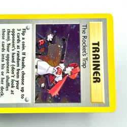The Rocket's Trap 19/132 MINT Rare Holo Gym Heroes Vintage Pokemon TCG - Image 4